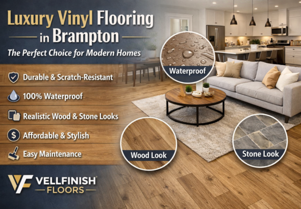 Luxury Vinyl Flooring in Brampton – The Perfect Choice for Modern Homes
