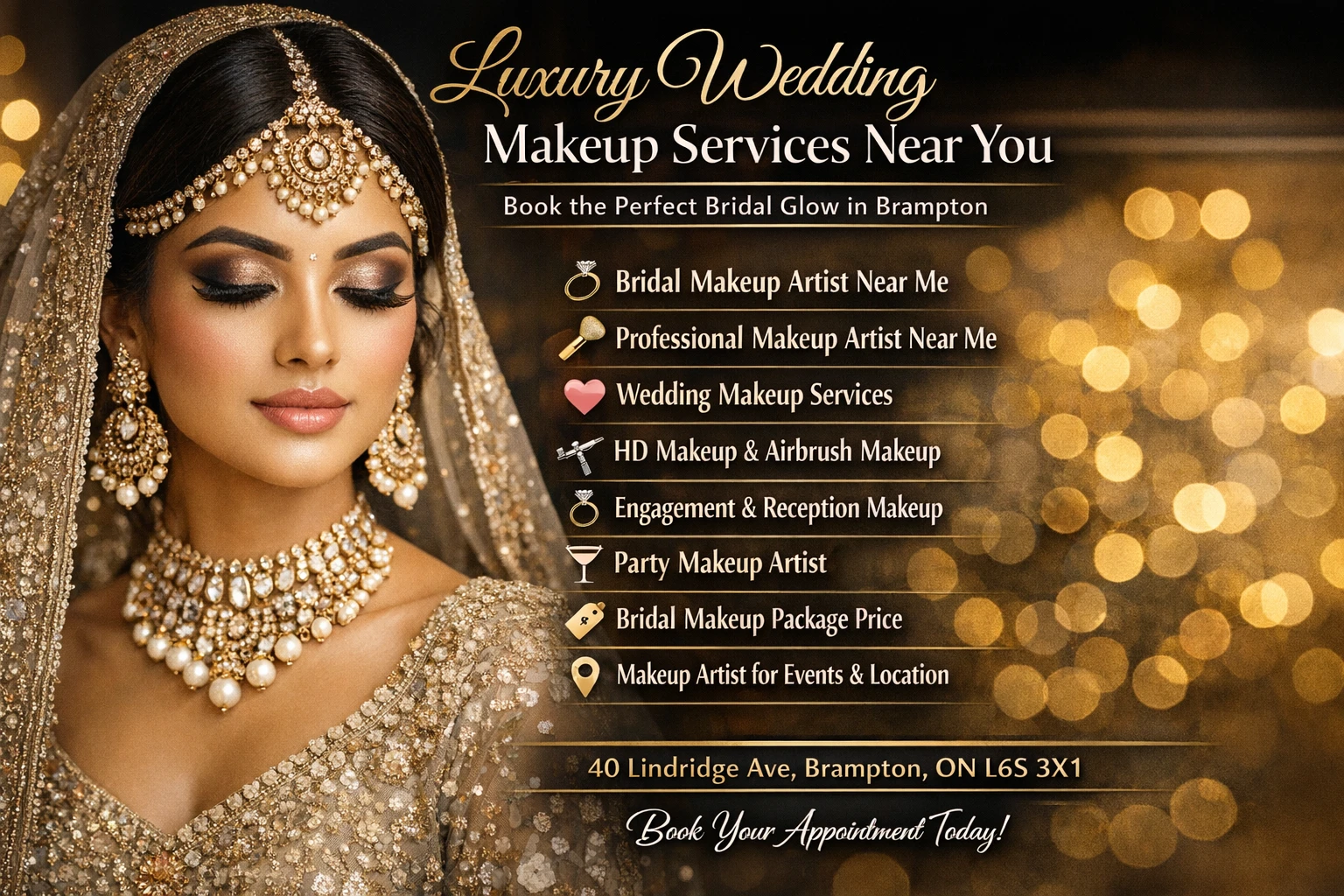 Wedding Makeup Services in Brampton